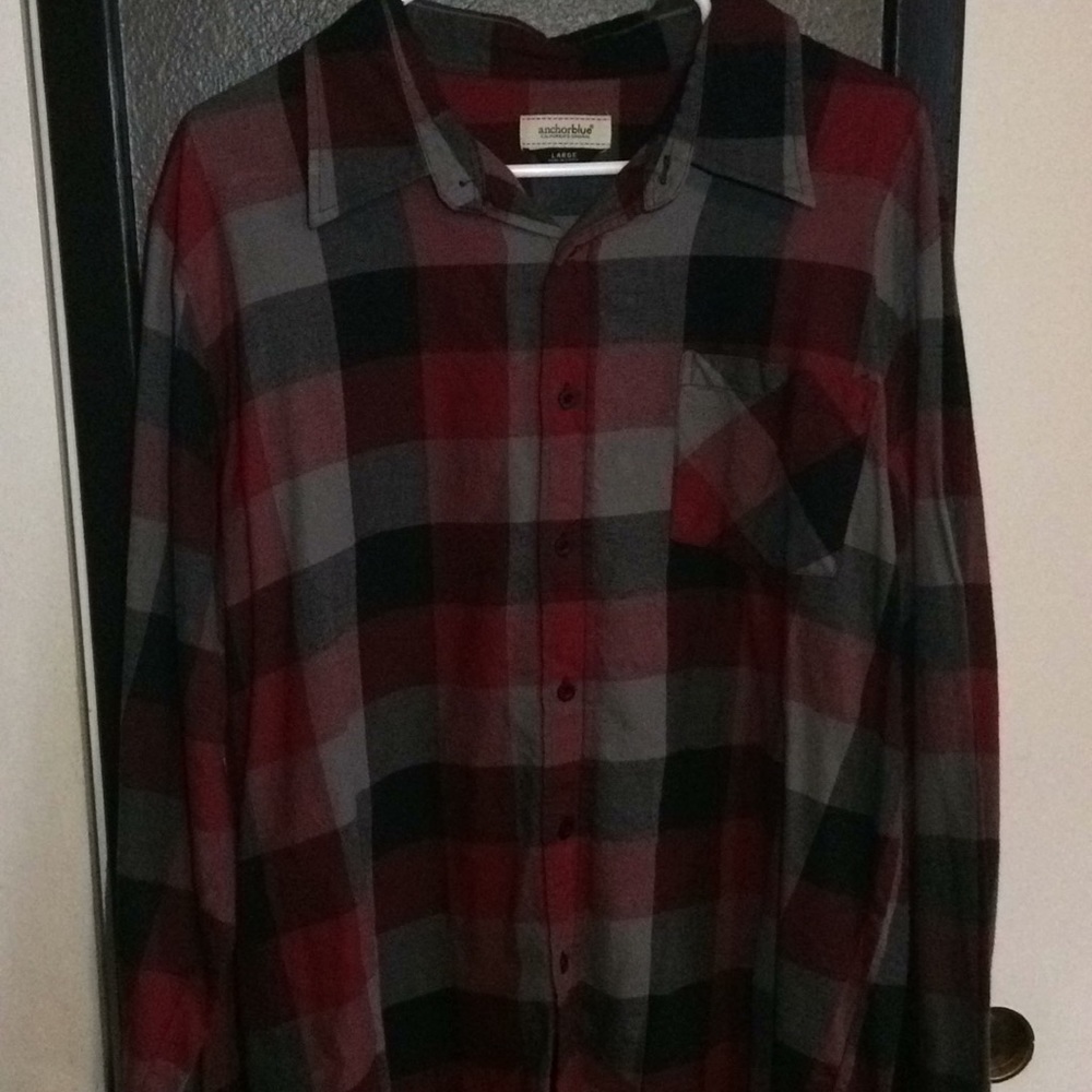 AnchorBlue Flannel Shirt